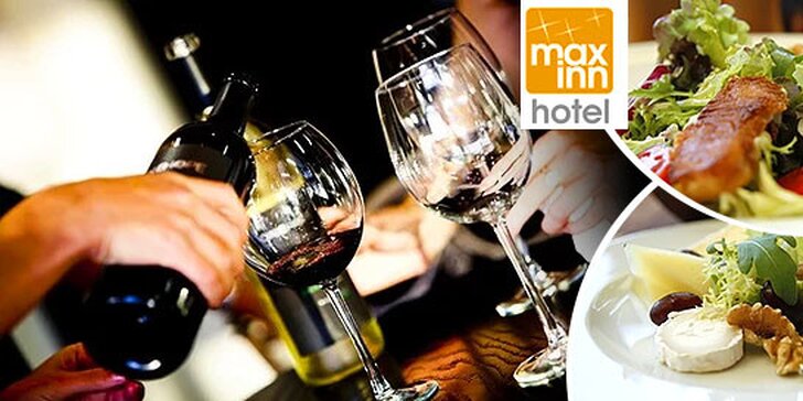 Ochutnávky rakúskych, slovenských aj moravských vín v Hoteli Max Inn