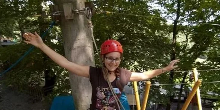 Hodinový vstup do lanového parku