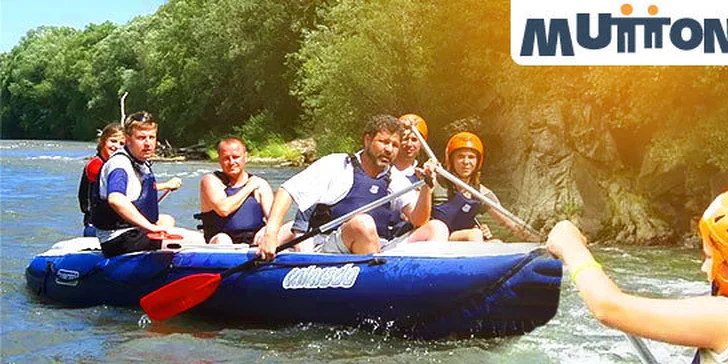 Rafting na vodnom kanáli alebo splavovanie Váhu na Liptove