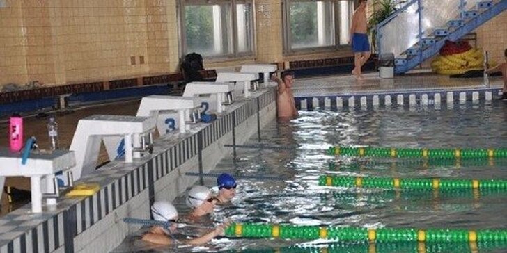 Trojmesačný kurz plávania pod vedením trénera