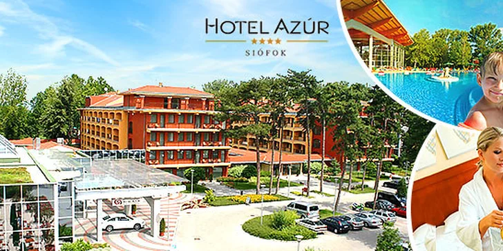 Wellness pobyt pre 2 osoby v Hoteli Azúr*** pri Balatone + deti do 4 rokov zdarma