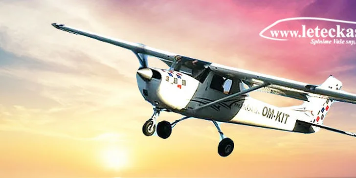 Vzrušujúci let lietadlom CESSNA 150 alebo CESSNA 172