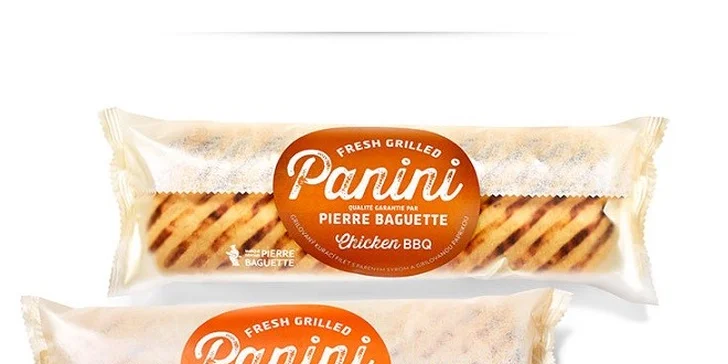 Panini Pierre Baguette a kávička alebo čaj