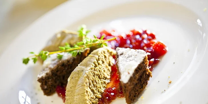 Luxusné 3 chodové menu v reštaurácii Modrá Hviezda a Hradná Hviezda