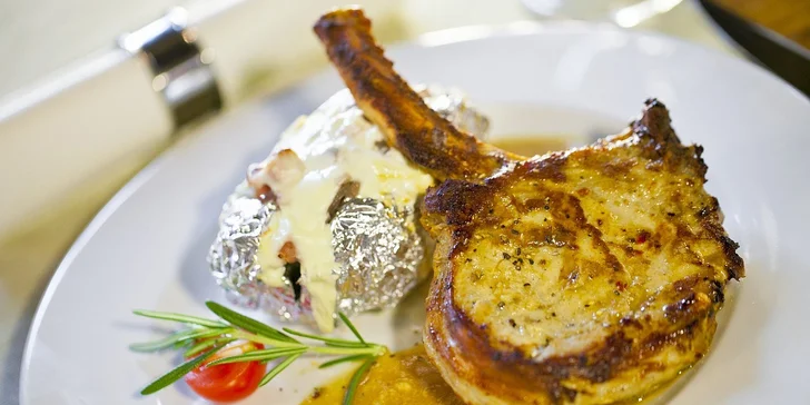 Luxusné 3 chodové menu v reštaurácii Modrá Hviezda a Hradná Hviezda