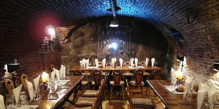 Luxusné 3 chodové menu v reštaurácii Modrá Hviezda a Hradná Hviezda