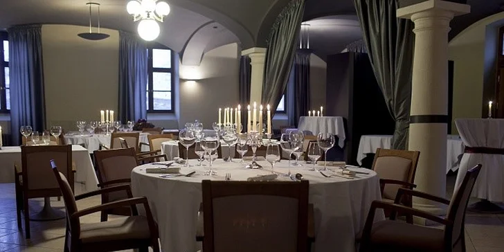 Luxusné 3 chodové menu v reštaurácii Modrá Hviezda a Hradná Hviezda