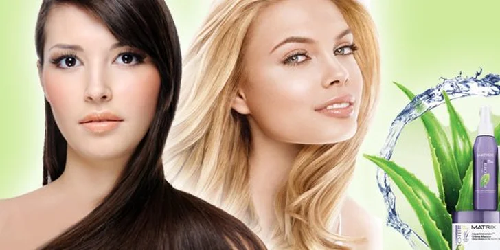 9,99 eur za profesionálnu úpravu vašich vlasov s terapiou MATRIX BIOLAGE! Dodajte Vašim vlasom hydratáciu a hebkosť spolu s dokonalým moderným strihom so zľavou 59%!
