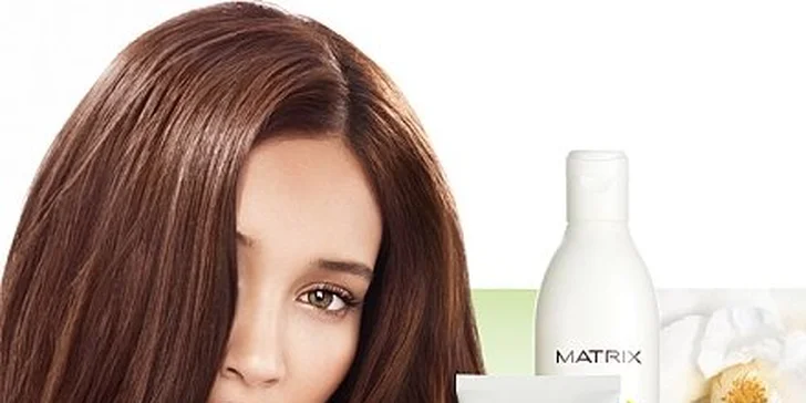 9,99 eur za profesionálnu úpravu vašich vlasov s terapiou MATRIX BIOLAGE! Dodajte Vašim vlasom hydratáciu a hebkosť spolu s dokonalým moderným strihom so zľavou 59%!