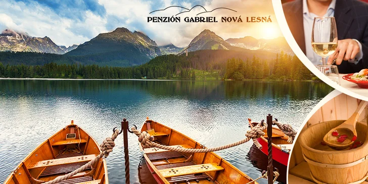 Relax vo Vysokých Tatrách so saunou, masážou a úžasným výhľadom na veľhory