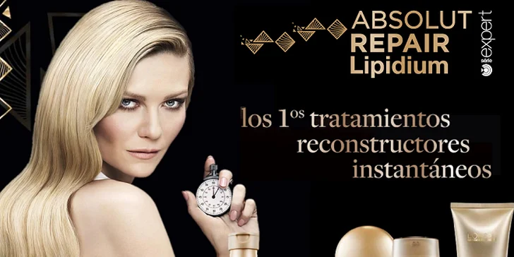 Hairstyle s regeneračným balíčkom ABSOLUT REPAIR LIPIDIUM