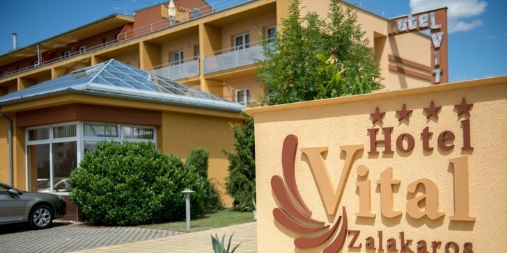 Neobmedzený relax s neobmedzeným wellnessom v hoteli Vital Zalakaros**** na 2 alebo 3 noci