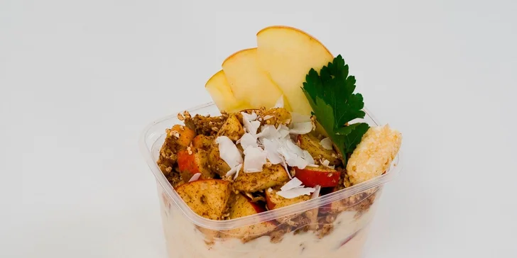 5 chodové Fitness food menu na 5 dní s donáškou