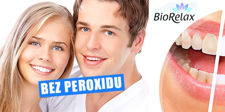 Citlivé bielenie zubov bez použitia peroxidu