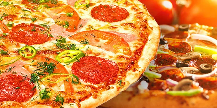 2 x chrumkavá talianska pizza – 10 druhov na výber