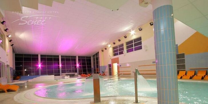 Wellness & Aquapark pobyt v Hoteli Senec****. Až 2 deti do 6 r. alebo 1 najmladšie dieťa do 12 r. zadarmo!