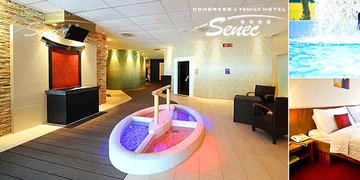 Oddychujte v hoteli Senec**** – wellness & aquapark a až 2 deti do 12 rokov zdarma!