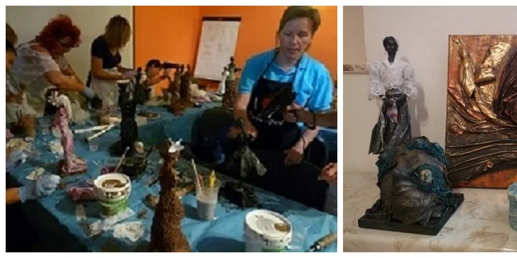 Kreatívny workshop výroby obrazov, sošiek či zrkadiel z Paverpolu