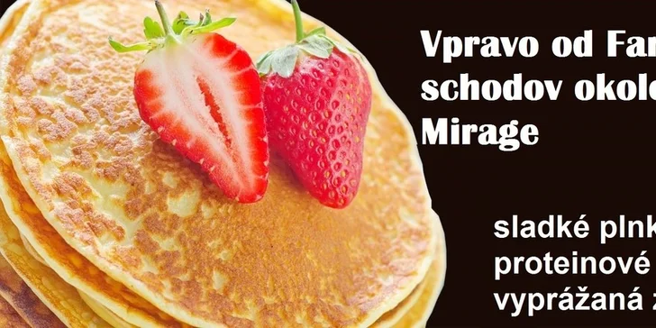 Proteínová palacinka, vyprážaná zmrzlina a káva