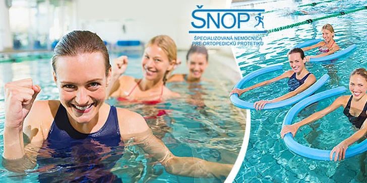 Aquaaerobik – permanentka na 10 tréningov