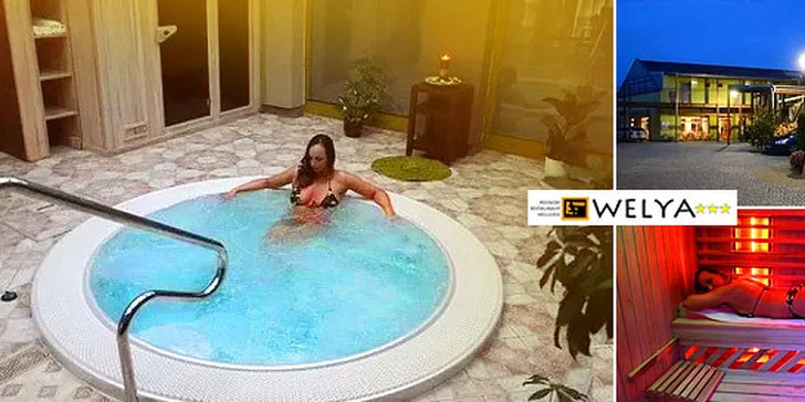 Relaxačný wellness pobyt pre 2 osoby v penzióne WELYA***