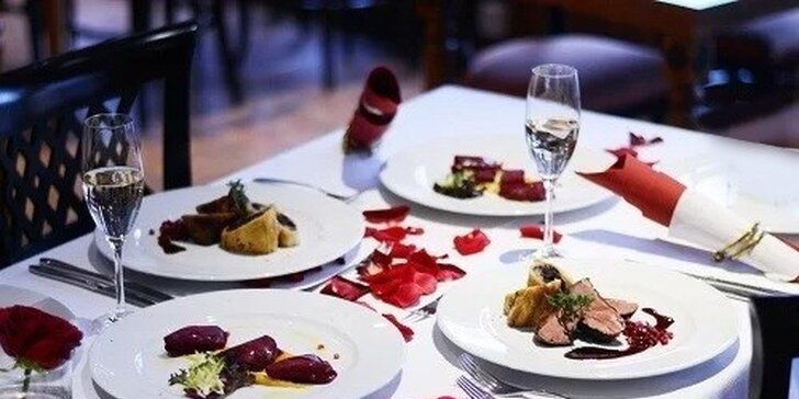 Romantické zážitkové menu pre dve osoby v skvelej reštaurácii Hotela Max Inn***