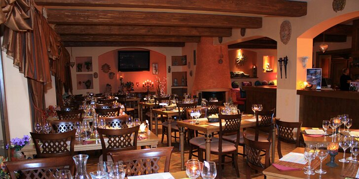 Romantické zážitkové menu pre dve osoby v skvelej reštaurácii Hotela Max Inn***