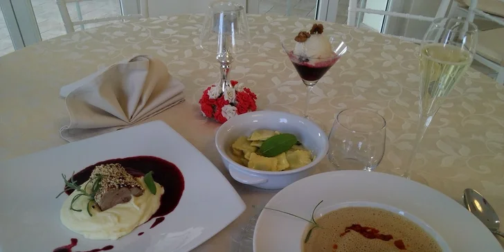 Luxusné talianske 3-chodové menu pre dvoch
