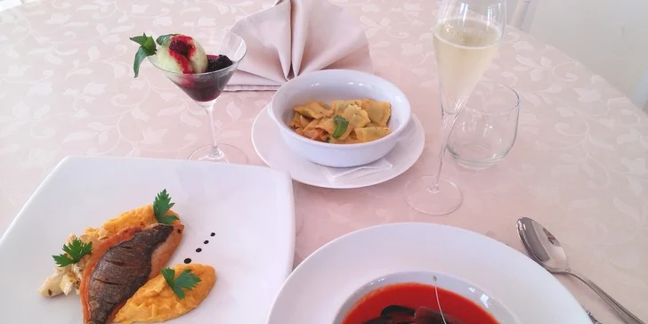 Luxusné talianske 3-chodové menu pre dvoch