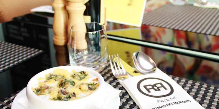 Rafinované luxusné 3-chodové menu pre dvoch