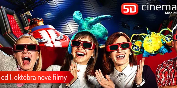 Vstup do vzrušujúceho 5D kina