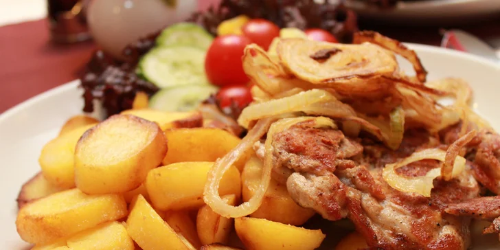 Trojchodové labužnícke menu pre dvoch