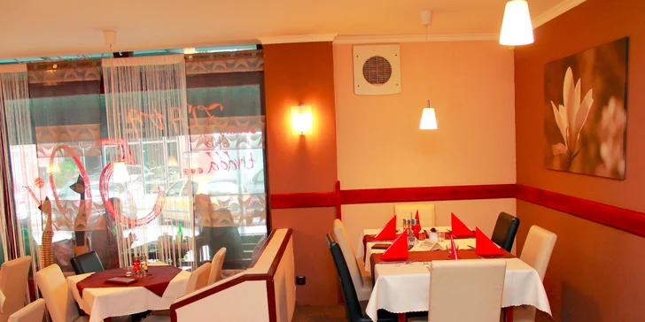 Trojchodové labužnícke menu pre dvoch
