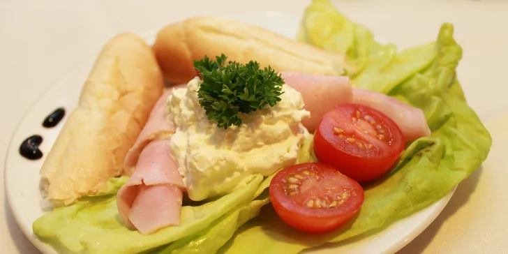 Trojchodové labužnícke menu pre dvoch