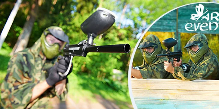 3-hodinový paintballový masaker pre 6-10 hráčov (1 kupón = 1 hráč)