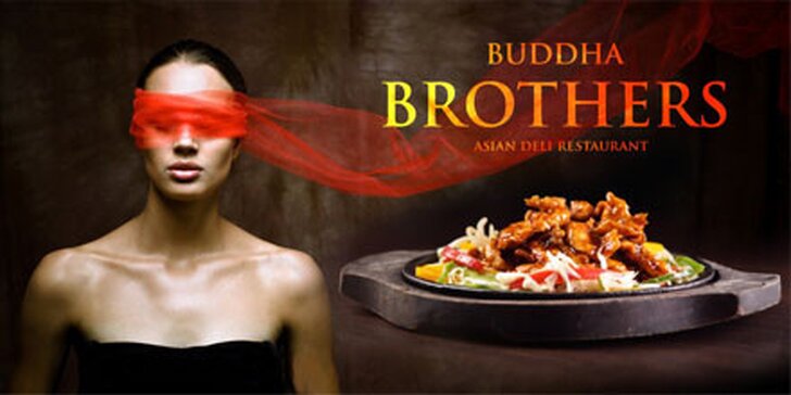 Lahodné thajské menu pre dvoch v Buddha Brothers