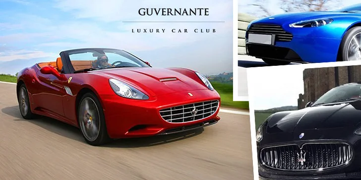 Prenájom luxusného auta Ferrari alebo ďalších
