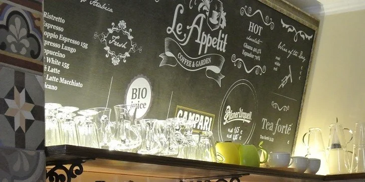 Dokonalé 3-chodové menu v Le Appetit pre 2 osoby