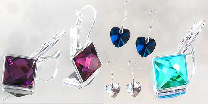 Náušnice Swarovski elements