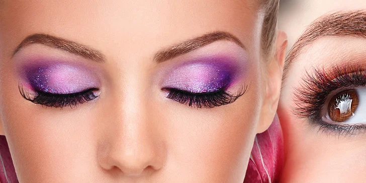 Očarujúce 4D mihalnice značky Goldlashes , permanentný make up obočia - 3D čiarkovanou metódou.