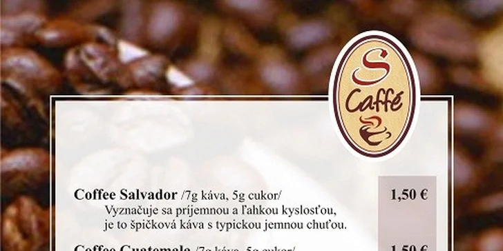 Káva s marlenkou alebo sacherovou tortou