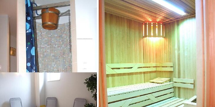 Relax v saune a cvičenie v modernom fitness centre pre dvoch