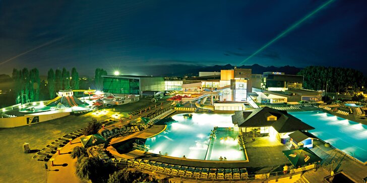 Hotel AquaCity Riverside*** s neobmedzeným vstupom do bazénov a Fire & Water Wellness & Spa Centra