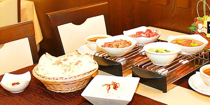 Ochutnávka indického menu pre dvoch