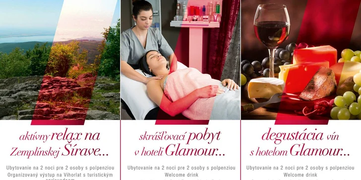 Wellness zážitkový pobyt v Hoteli Glamour**** na Zemplínskej šírave