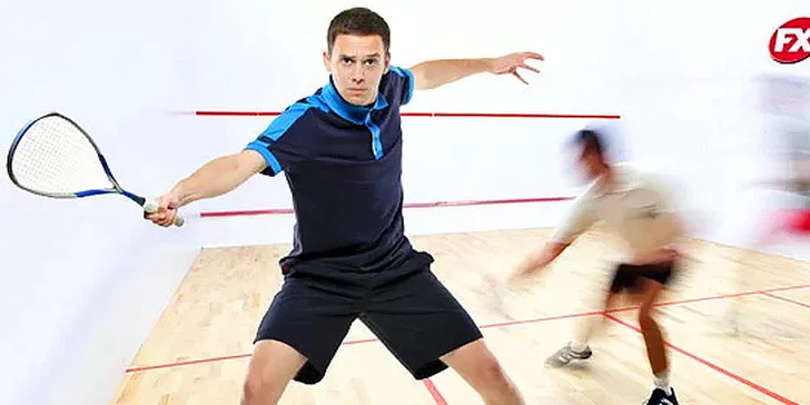 3 alebo 5 vstupov na squashový kurt v športovom centre Fanatix za skvelú cenu