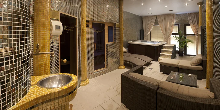 Privátny vstup pre dvoch do wellness v Boutique Hotel Empress****