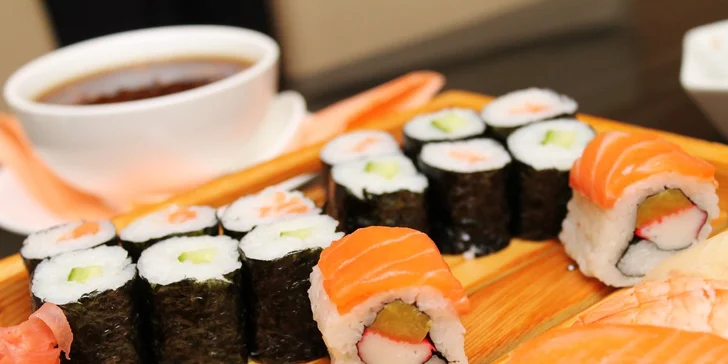Zaparkujte na výborné sushi v Auparku