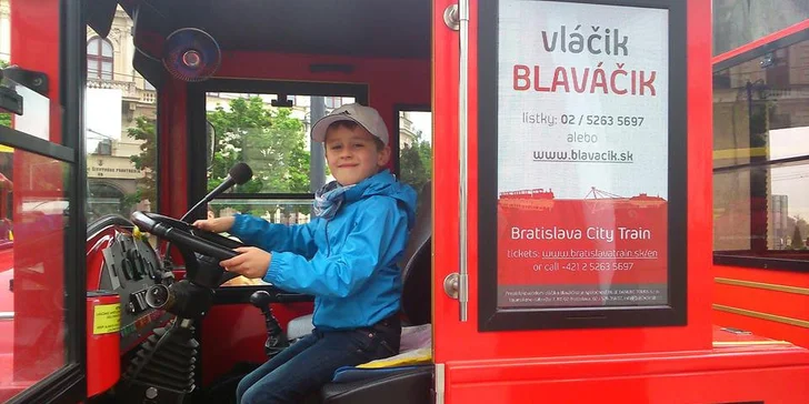 Vyhliadkova jazda vláčikom po Bratislave, na hrad Devín, na Železnú studničku alebo do ZOO
