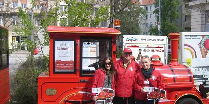 Vyhliadkova jazda vláčikom po Bratislave, na hrad Devín, na Železnú studničku alebo do ZOO